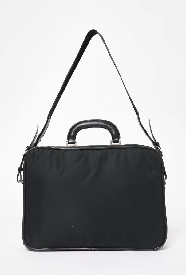 Black Nylon Briefcase | Authentic & Vintage | ReSee