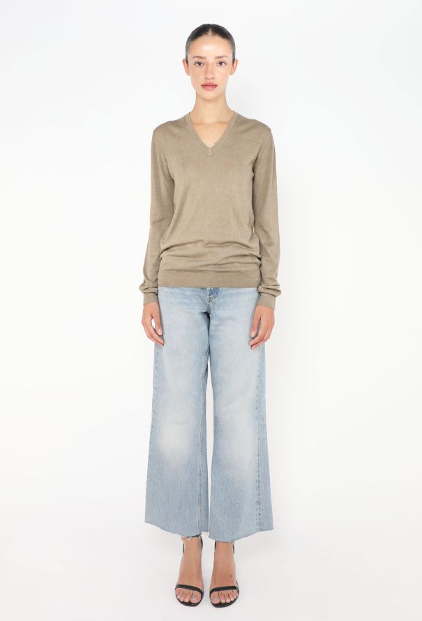 Prada Knit V-Neck Pullover - 3