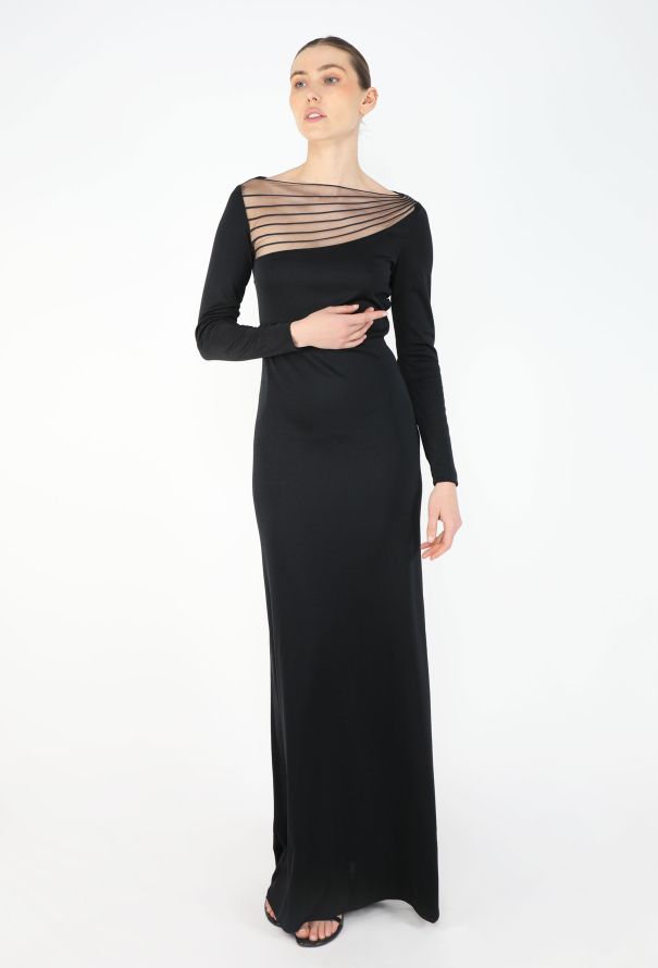 Azzaro '70s Open-Back Sheath Gown - 4