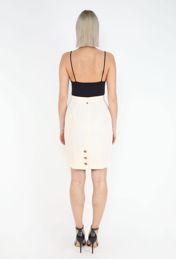 Chanel RARE S/S 1993 Notched 'CC' Ensemble - 9