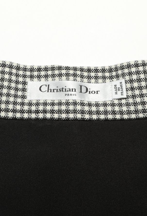 Dior F/W 2020 Checkered Cut-out Skirt - 6 Dior F/W 2020 Checkered Cut-out Skirt - 6