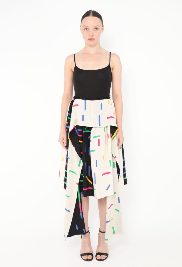 Chloé Vintage Draped Patchwork Skirt - 3