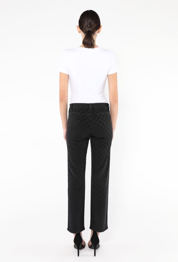 Chanel 2017 Flared Matelassé Jeans - 4