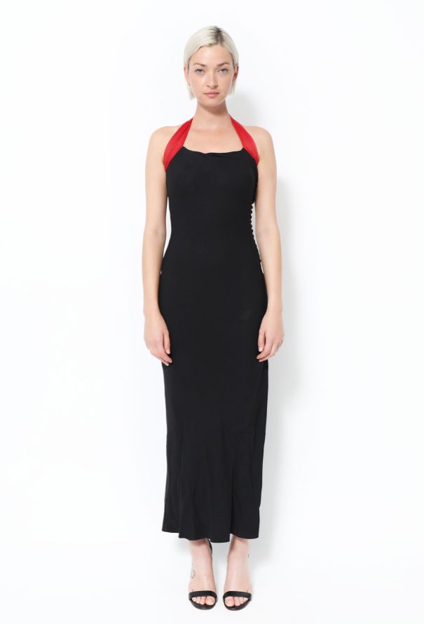 Dior Stunning 1999 Chiffon Halter Dress - 2