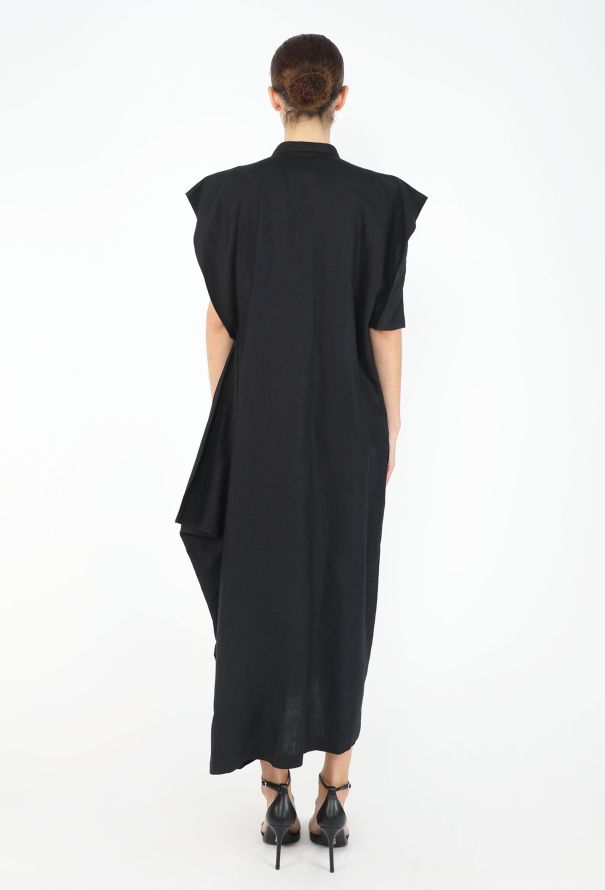 Yohji Yamamoto '80s Trompe l'Œil Linen Vest Dress - 5