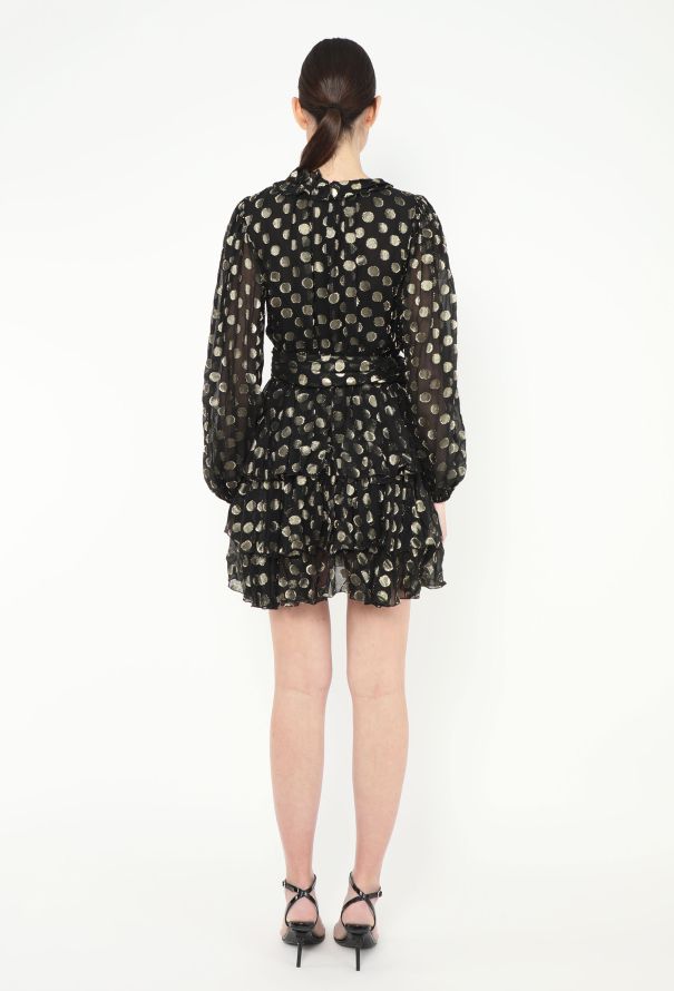 Dolce & Gabbana 2019 Lamé Polka Dot Dress - 4