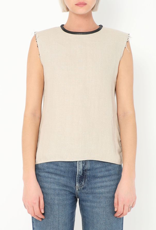 Céline Resort 2011 Leather Trim Top - 1