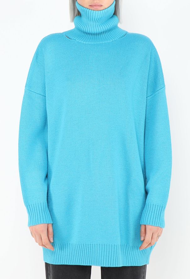 Balenciaga Pre-Fall 2019 Open-Back Turtleneck Sweater - 5