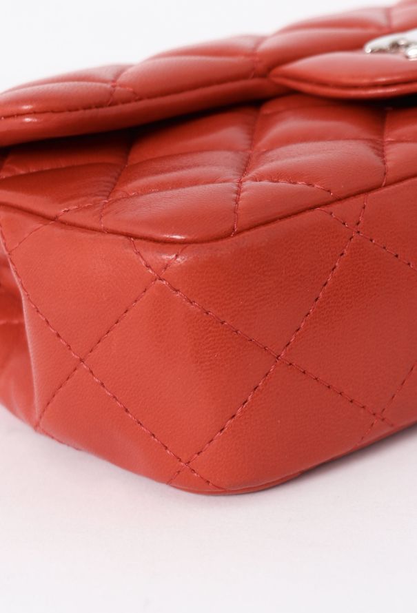 Chanel Red Mini Rectangular Timeless Bag - 7 Chanel Red Mini Rectangular Timeless Bag - 7