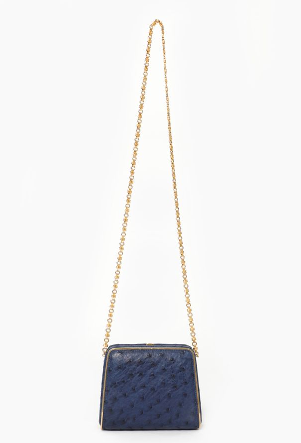 Asprey Ostrich Mini Bag - 1