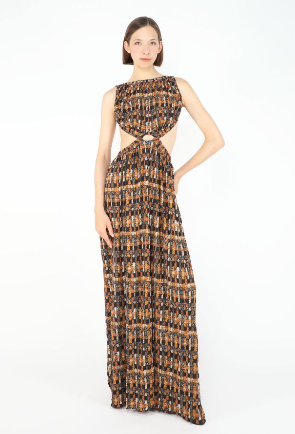 Céline COLLECTOR S/S 2017 Open-Back Basketweave Dress - 1