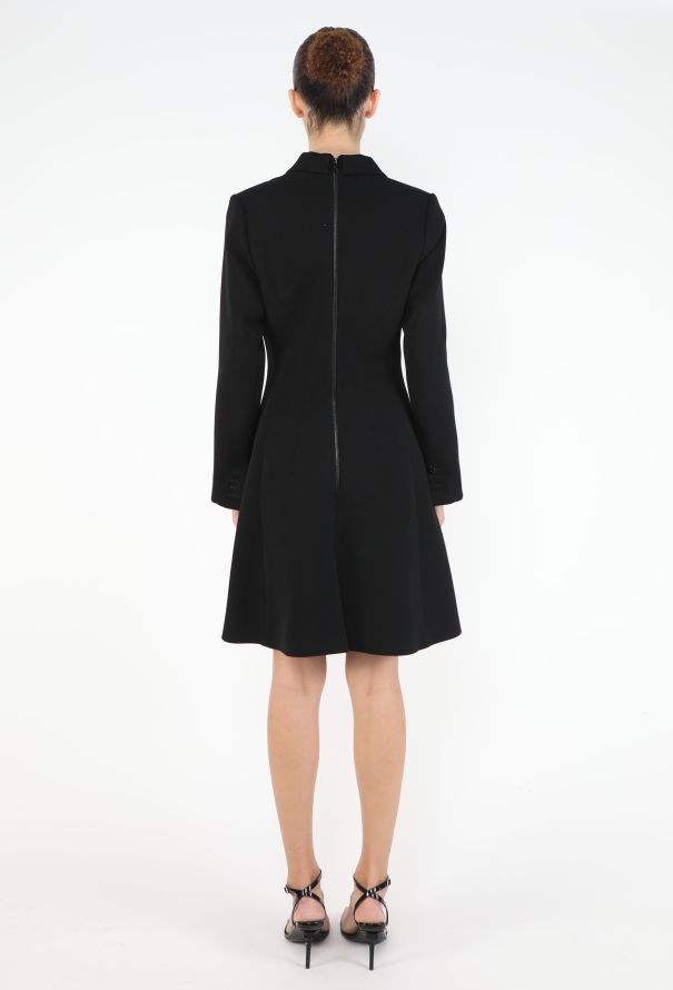 Balenciaga F/W 2004 Sculpted Tuxedo Dress - 5