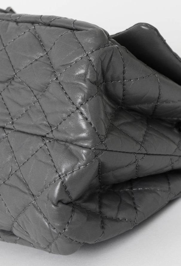 Chanel Grey 2.55 Medium Flap Bag - 11 Chanel Grey 2.55 Medium Flap Bag - 11
