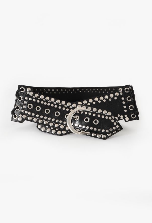 Rodarte 2017 Studded Leather Belt - 1