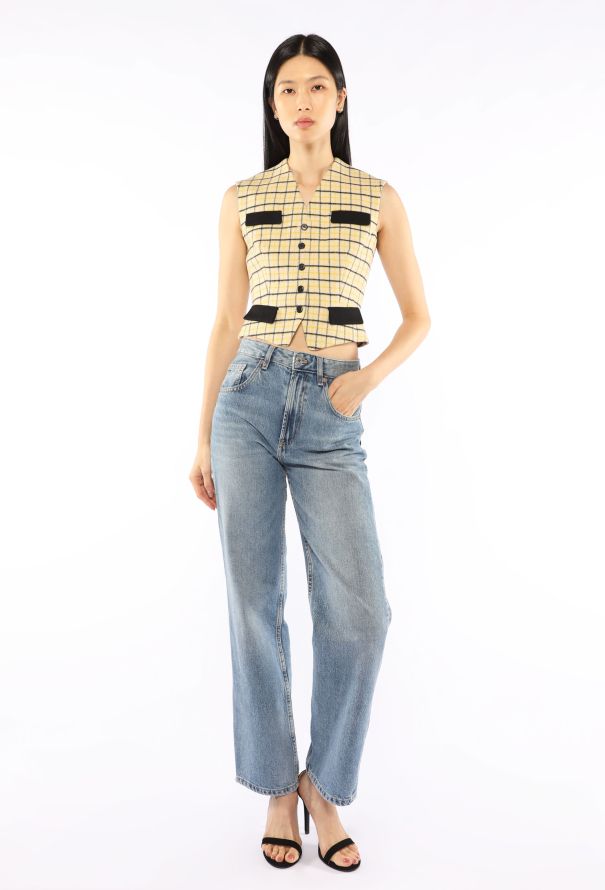Hermès Tattersall Riding Vest, 1960s - 3