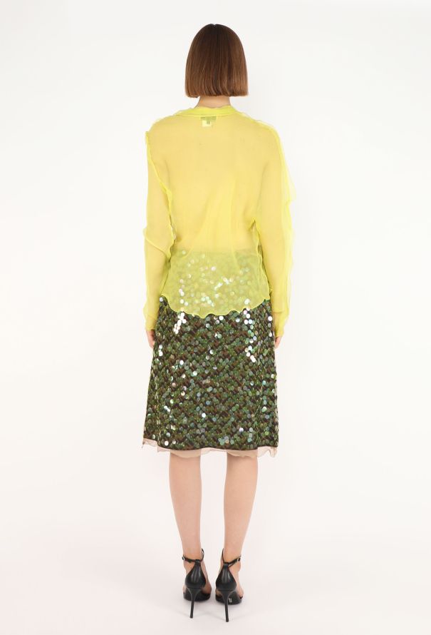 Fendi Sequin Chiffon Skirt Ensemble, S/S 2000 - 9