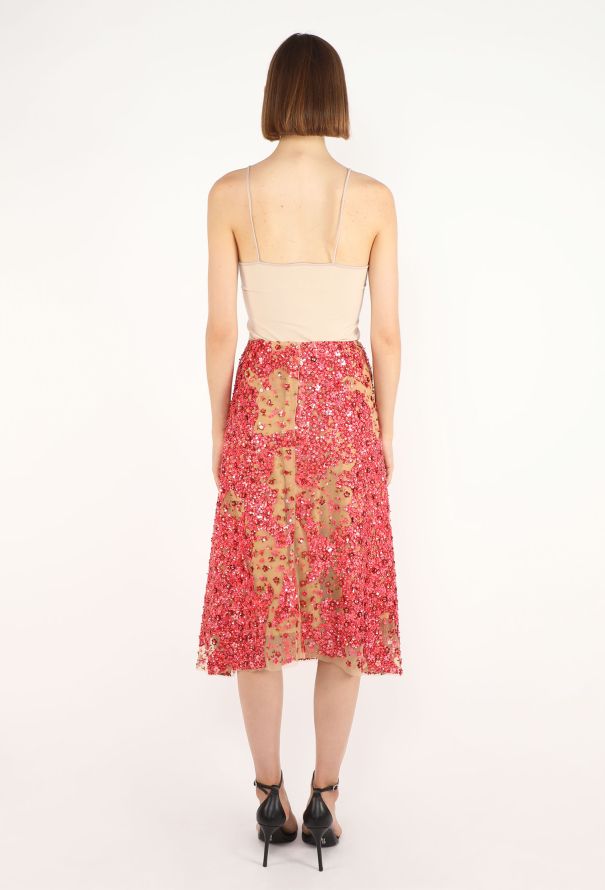Dries Van Noten Hand-Embroidered Sequin Skirt, F/W 2000 - 5