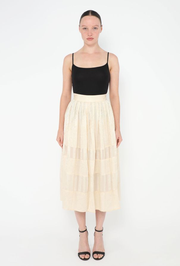 Silk Jacquard Skirt Ensemble - 3