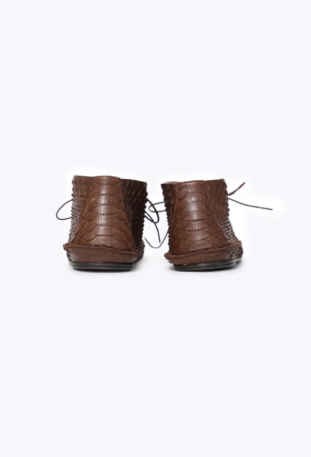 The Row Tyler Snakeskin Desert Mocassins, S/S 2024 - 4
