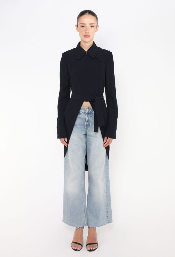 Balenciaga S/S 2005 Belted Nautical Jacket - 2 Balenciaga S/S 2005 Belted Nautical Jacket - 2