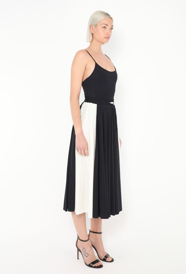 Valentino Pleated Lace Trim Skirt - 2