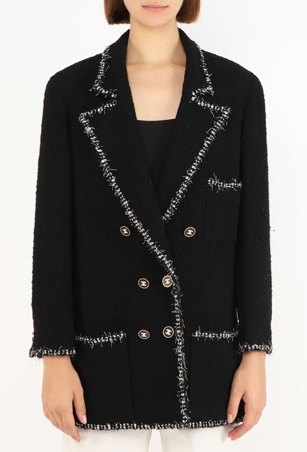 Chanel Frayed Tweed Blazer, F/W 1994 - 1