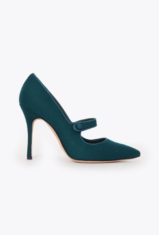Manolo Blahnik Campari Mary Jane Pumps - 1