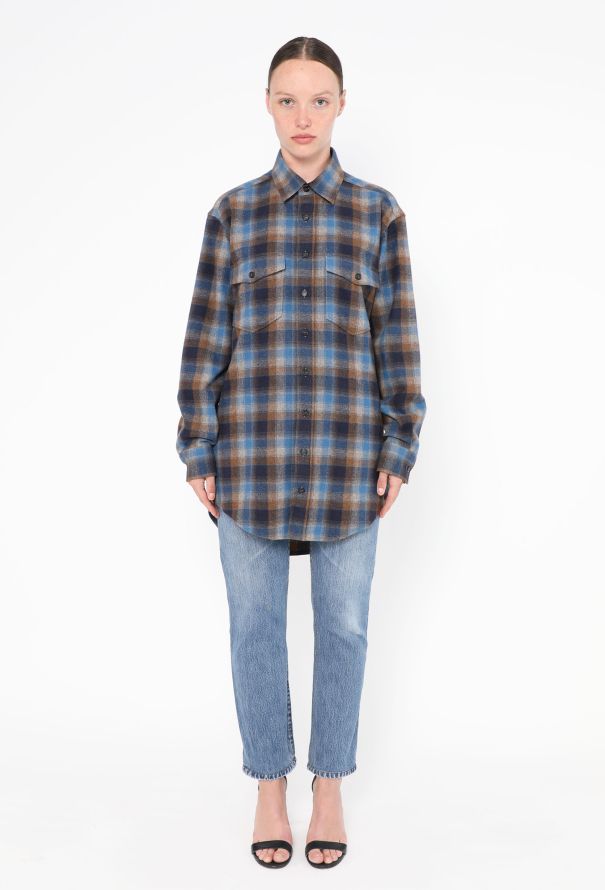 Saint Laurent F/W 2013 Flannel Overshirt - 1