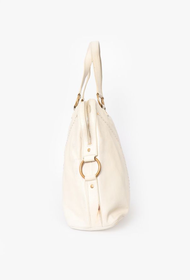 Saint Laurent White Muse Shoulder Bag - 4 Saint Laurent White Muse Shoulder Bag - 4