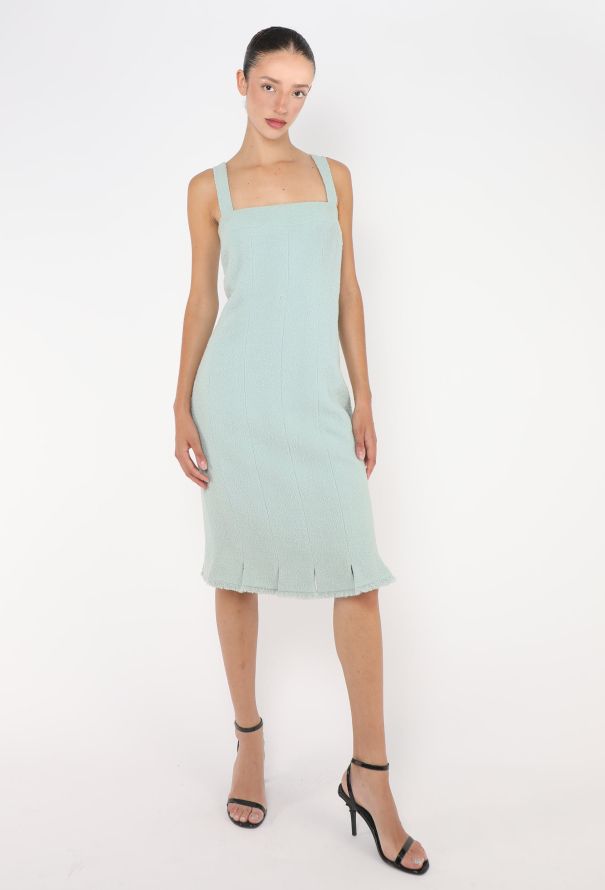 Chanel 1991 Haute Couture Bouclé Dress - 3 Chanel 1991 Haute Couture Bouclé Dress - 3