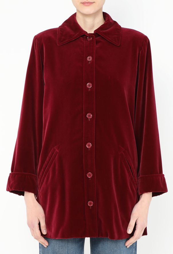 Saint Laurent Late '60s Belted Velvet Jacket - 5