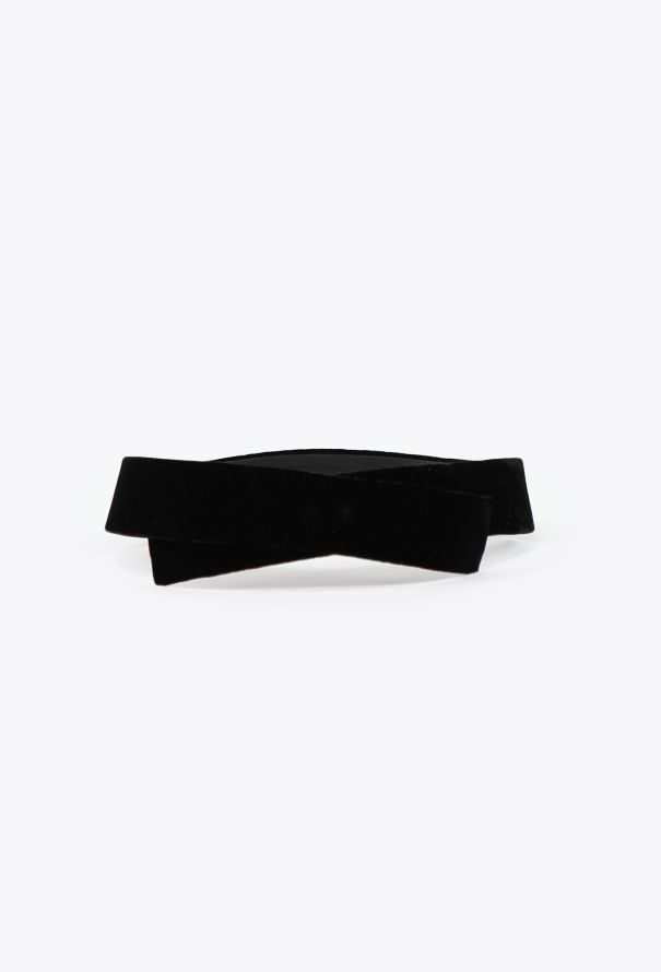 Galanos '70s Angled Velvet Belt - 2