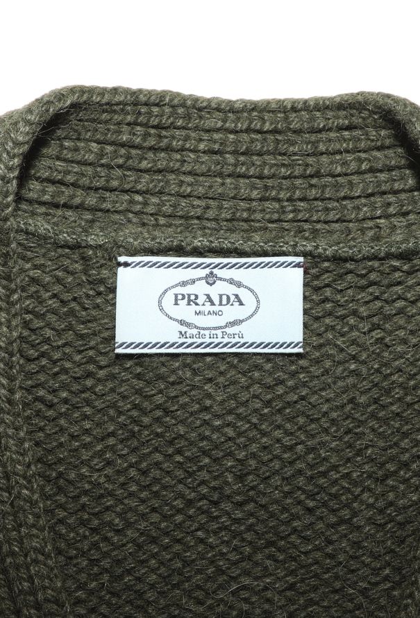 Prada Alpaca Striped Cardigan - 6