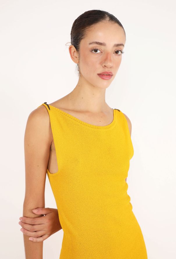 Dior Buckled Slit Knit Dress, S/S 1999 - 5