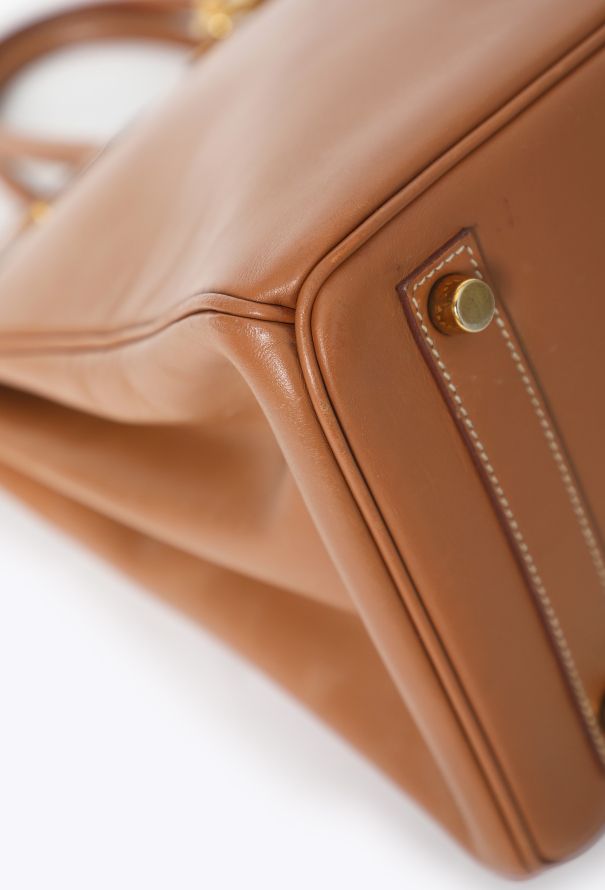 Hermès Vintage Vache Naturelle Haut à Courroies 32 - 7