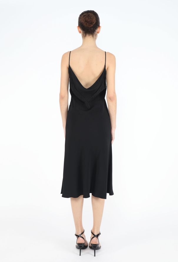 Prada 2002 Crêpe Cowl Slip Dress - 4