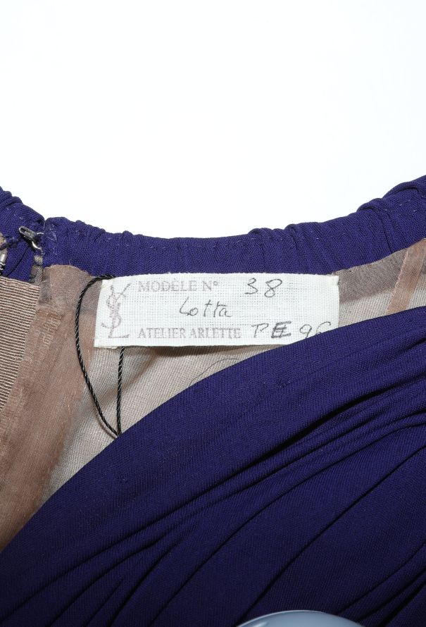 Saint Laurent Haute Couture 1996 Ruched Bustier Dress - 5