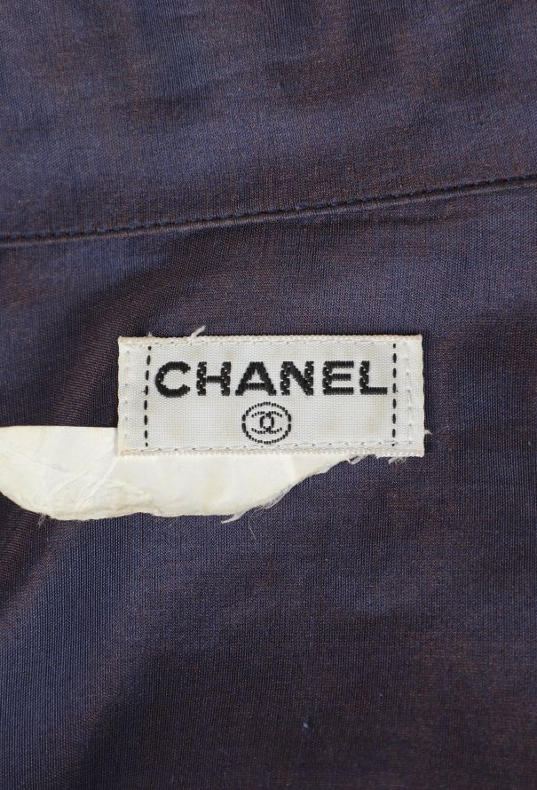 Chanel Vintage Silk Ruffled Blouse - 6