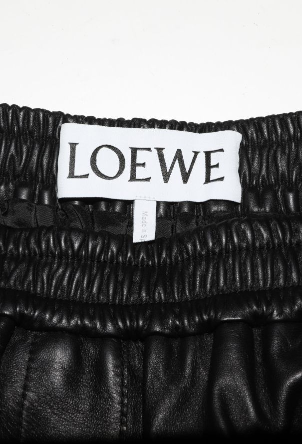 Loewe 2019 Cropped Lambskin Culottes - 6