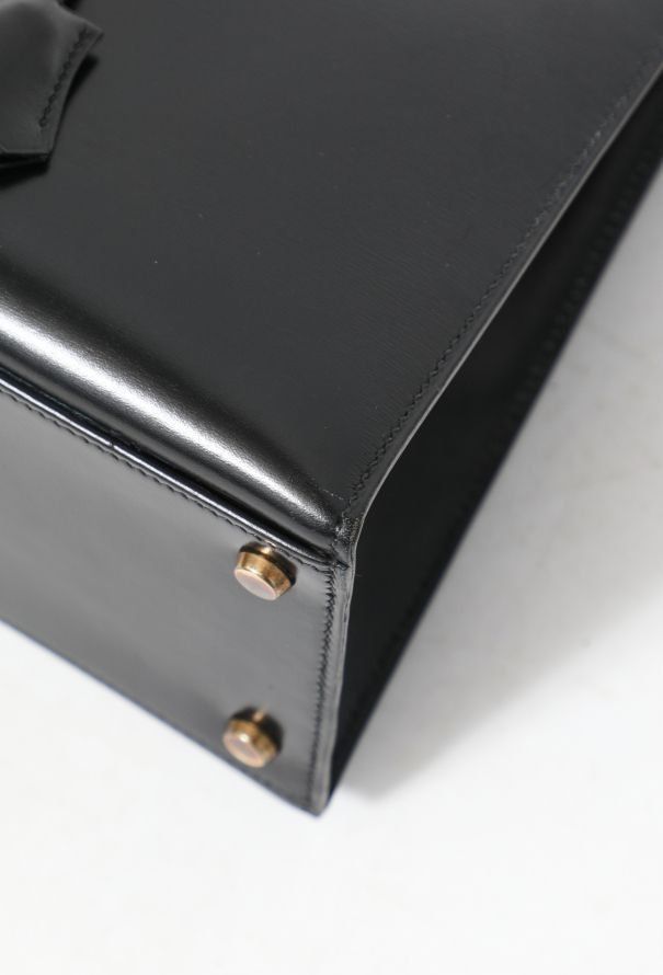 Hermès STUNNING Black Box Kelly Sellier 32 - 9