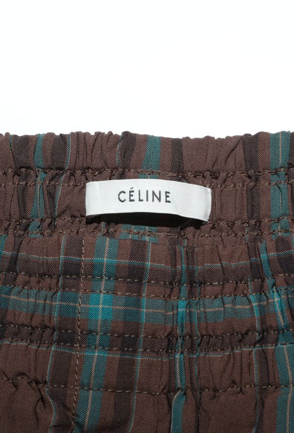 Céline 2017 Checkered Cotton Trousers - 5 Céline 2017 Checkered Cotton Trousers - 5