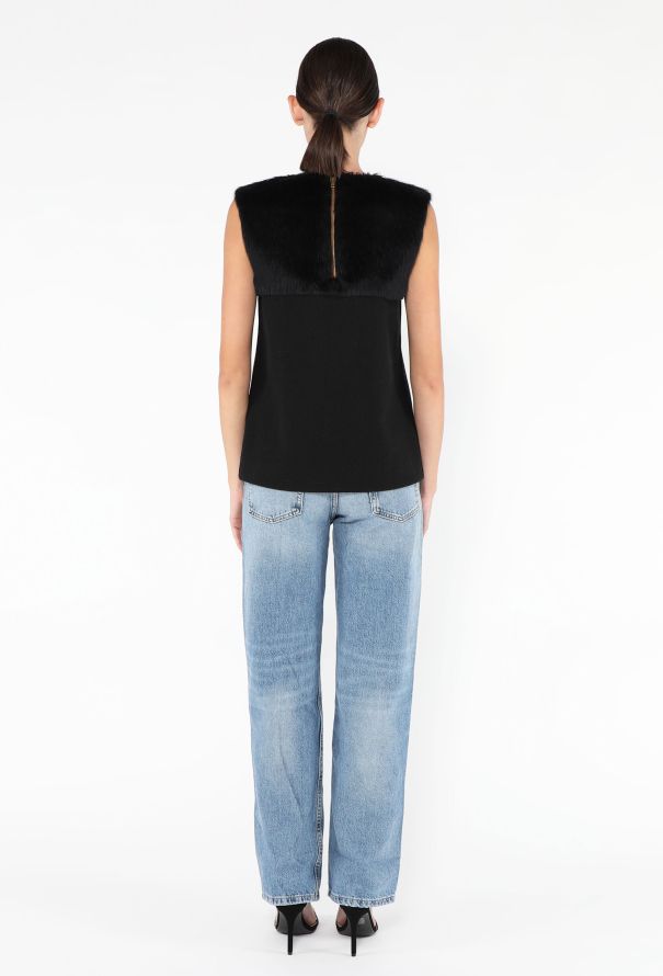 Céline 2011 Alpaca Sleeveless Vest - 4