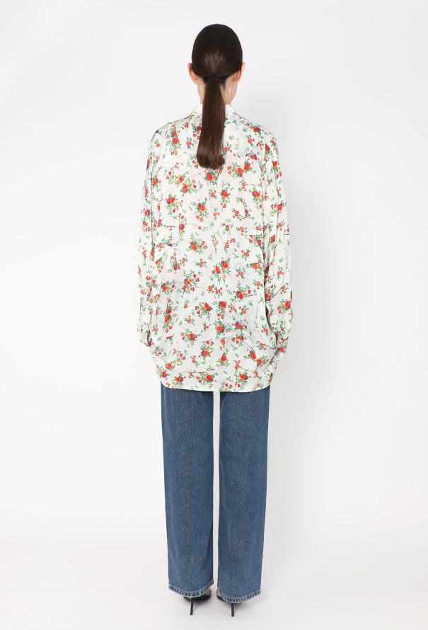 Balenciaga F/W 2022 Floral Jacquard Blouse - 5 Balenciaga F/W 2022 Floral Jacquard Blouse - 5