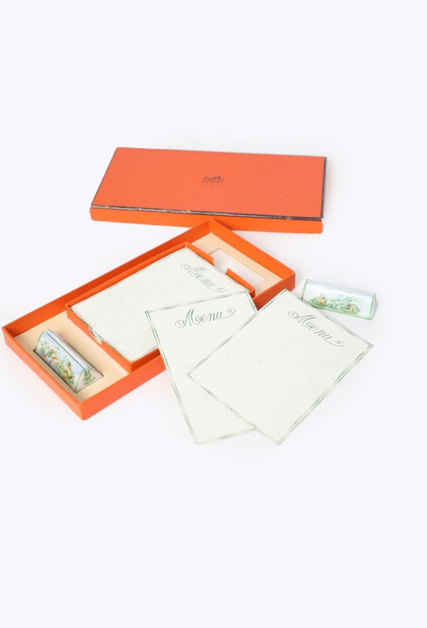 Hermès Vintage Porcelain Frog Menu Holders - 2