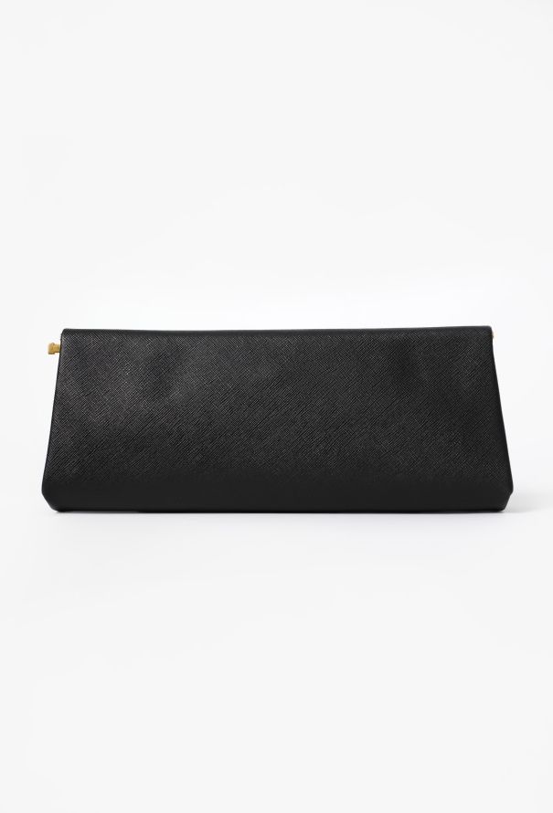 Prada Saffiano East-West Frame Clutch - 4