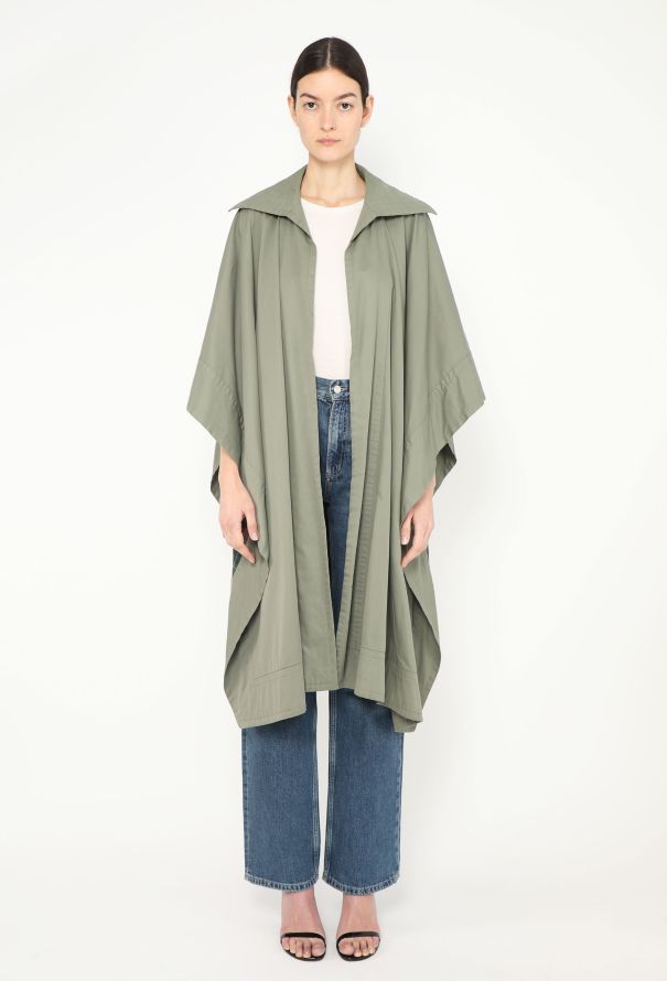 Saint Laurent '70s Poplin Trench Cape - 1