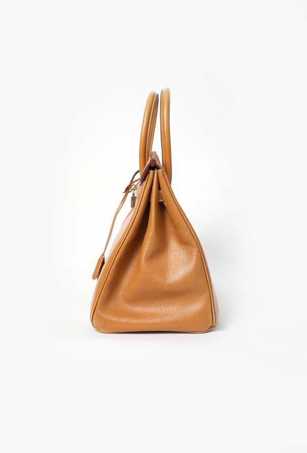 Hermès Beautifully Patinaed '90s Gold Birkin 35 - 6