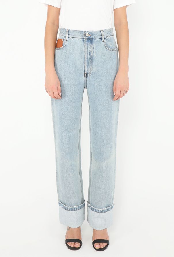 Loewe 2023 Fisherman Cuffed Jeans - 3