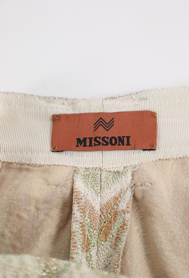 Missoni 2024 Chevron Lamé Trousers - 5