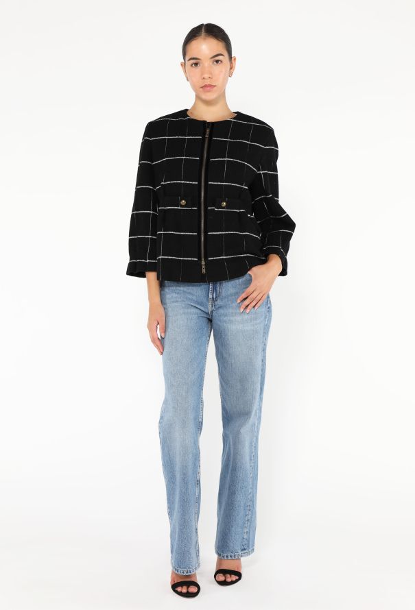 Saint Laurent 2009 Windowpane Mod Jacket - 2